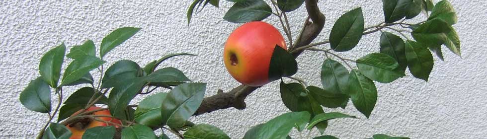 Blten und Blattzweige (Knstlicher Apfelbaum)