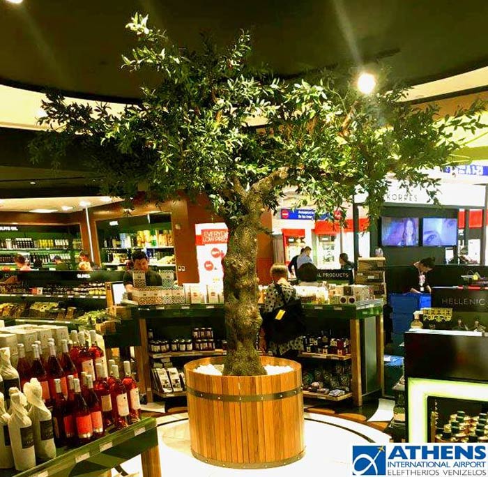 Oliven-Kunstbaum (Int. Airport Athen)